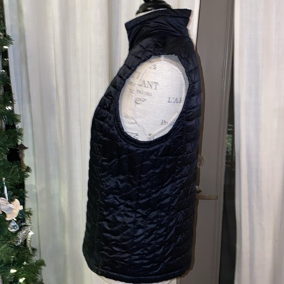 Westbound lightweight black sleeveless vest mock collar zip up 2 pockets small - Picture 6 of 10